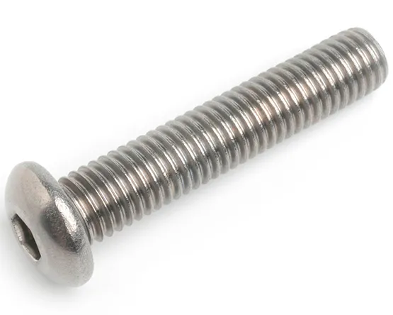 3/8-16 UNC X 6 SOCKET BUTTON ASME B18.3 A2 STAINLESS STEEL