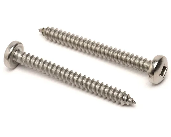 3.9 X 32 SQUARE DRIVE (SQ1) PAN SELF TAPPING SCREW DIN 7981C A2 STAINLESS STEEL