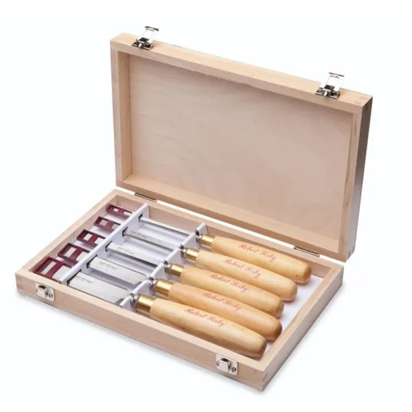 5166 5 Piece Bevel Edge Boxwood Chisel Set E1665ST