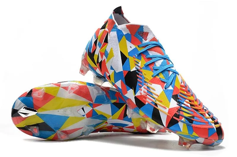 adidas Predator Edge.1 FG Geometric Pack LIMITED EDITION - Bright Blue/Team Yellow/Solar Red