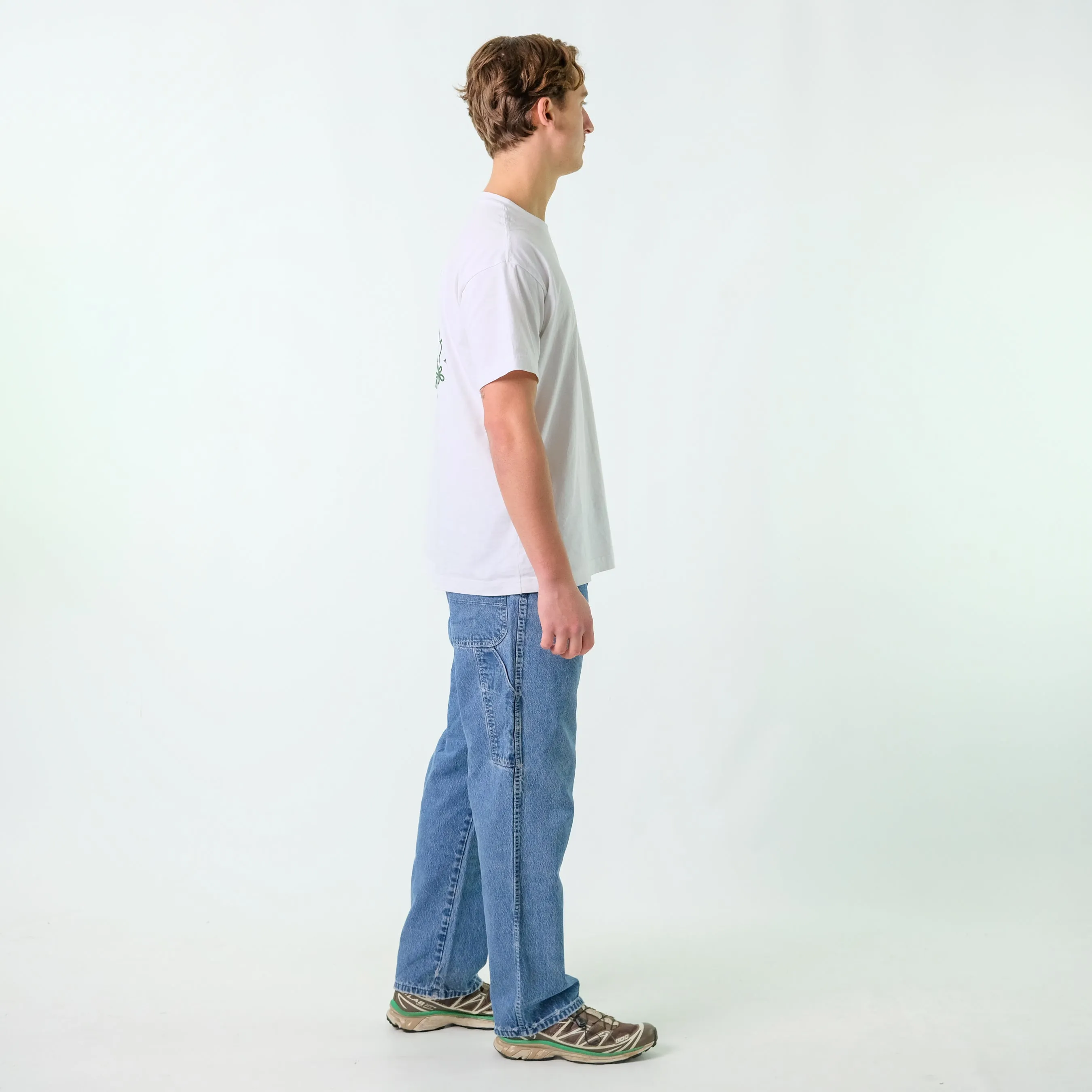 Blue y2ks Dickies Denim Carpenter Jeans Baggy Pants (36x30)