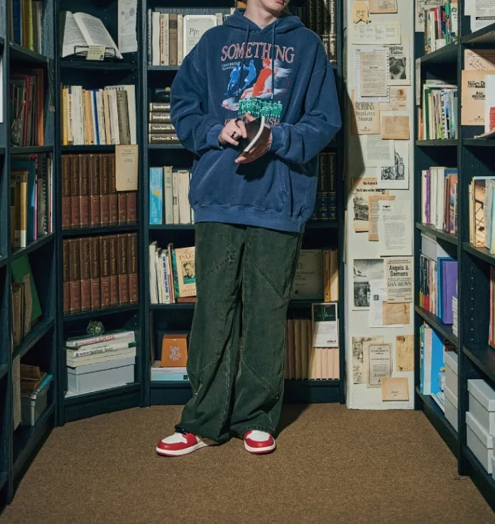 COMPAGNO  |[COMPAGNO]★TEAM WORK PIGMENT HOODIE
