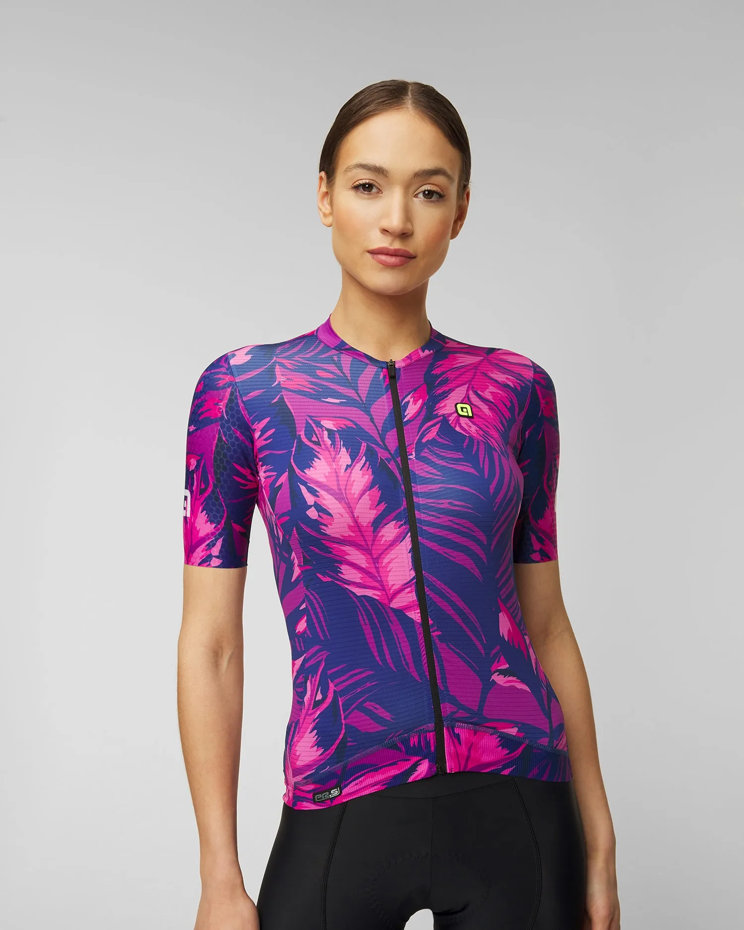 Cycling t-shirt AleCycling Leaf l23118543-rosapink