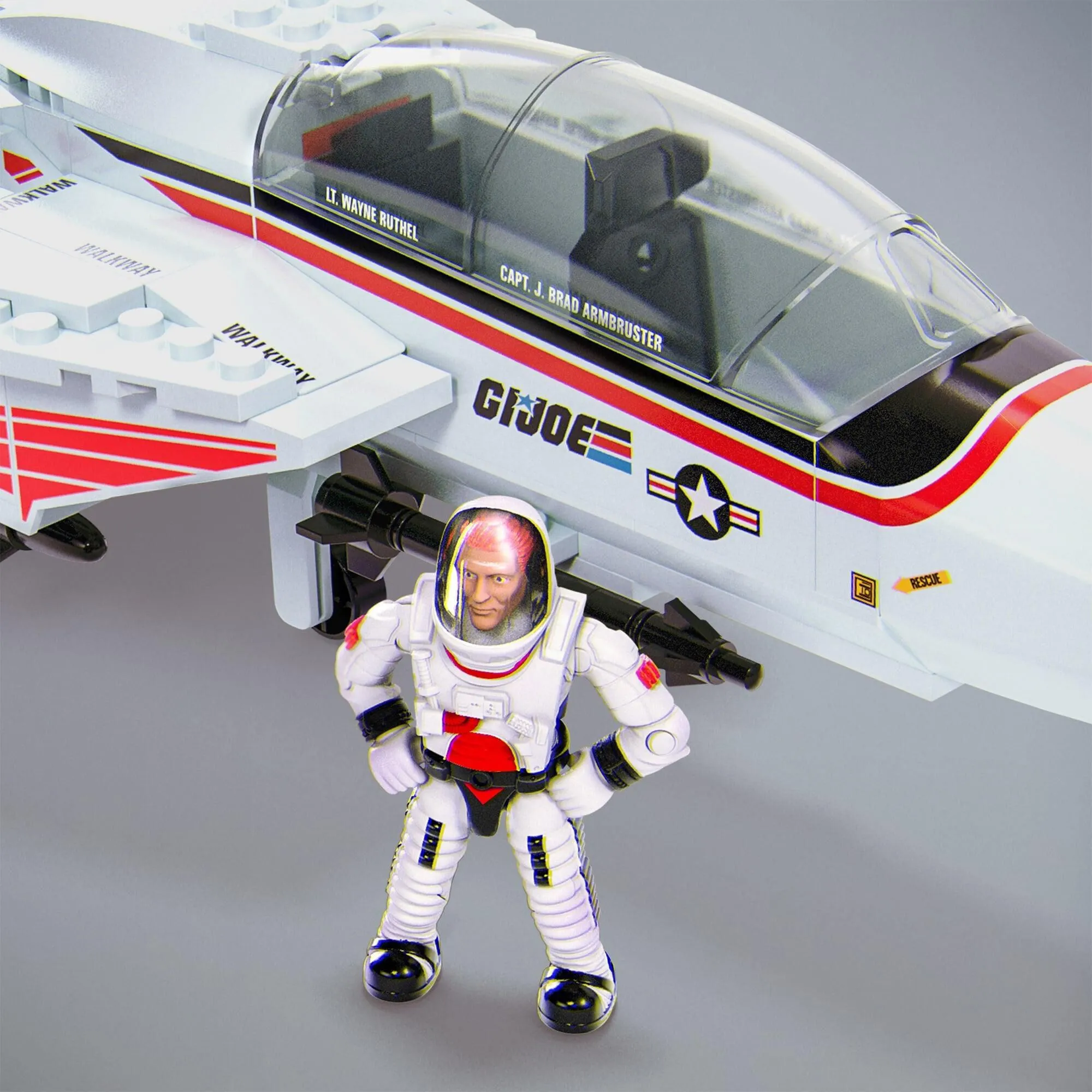 Mattel G.I. Joe Skystriker versus Cobra H.I.S.S. Building Set in Multicolor
