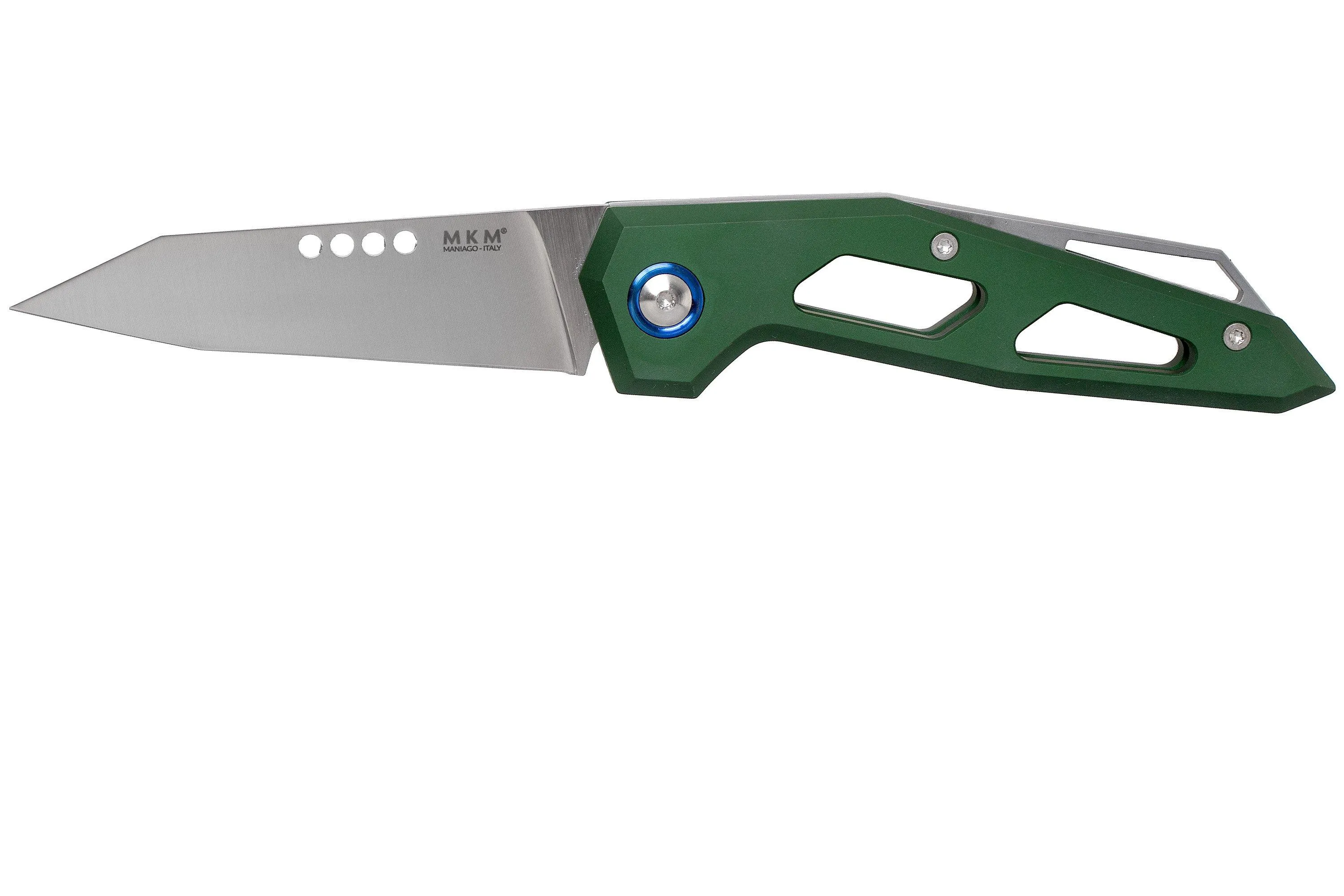 MKM Edge EG-AGR Green Aluminum pocket knife, Graciut design