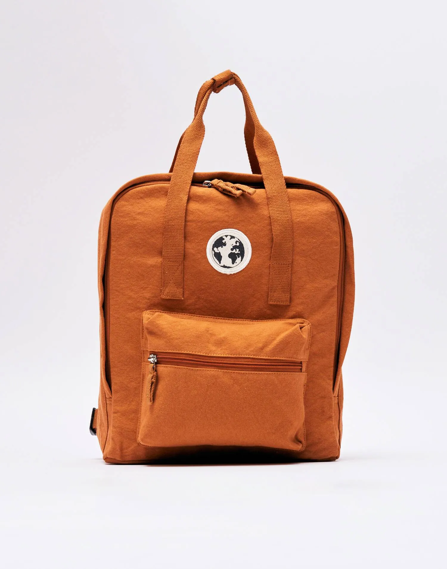 Mochila cuadrada canvas lavado