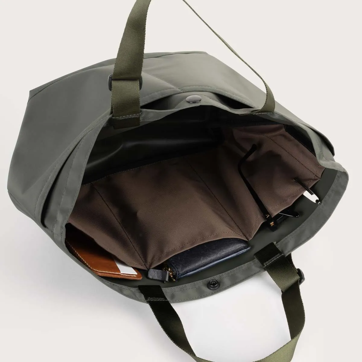 New Small Carry all Tote - Khaki Green