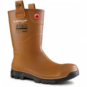 Purofort RigPRO Full S5 Safety Fur lining Wellington Brown Size: UK10 *One Size Only - Outlet Store*