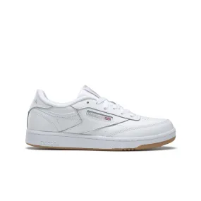 REEBOK CN5646 (100000213) CLUB C JR'S (Medium) White/Gum Leather Lifestyle Shoes