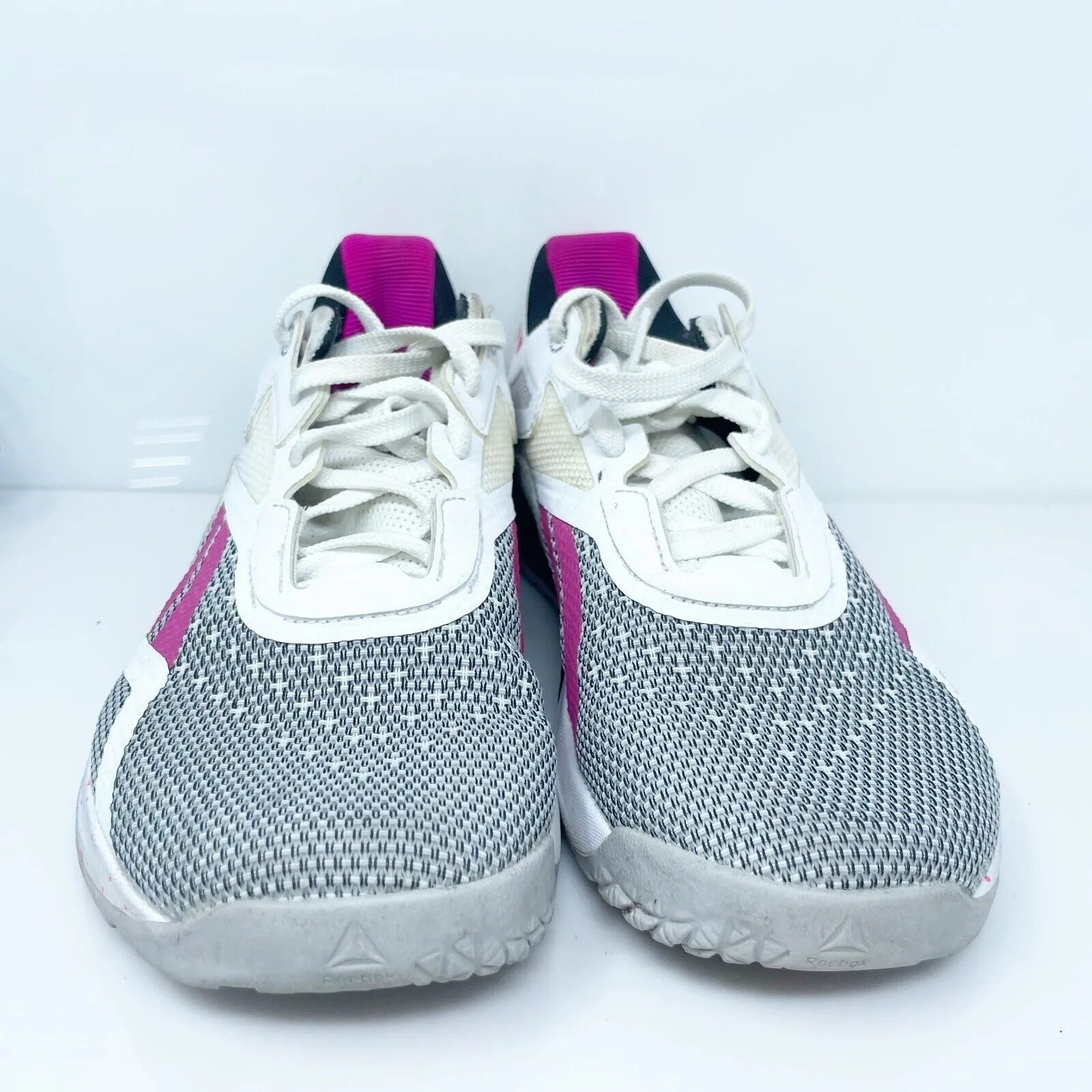 Reebok Womens Nano X FV6769 White Running Shoes Sneakers Size 8.5
