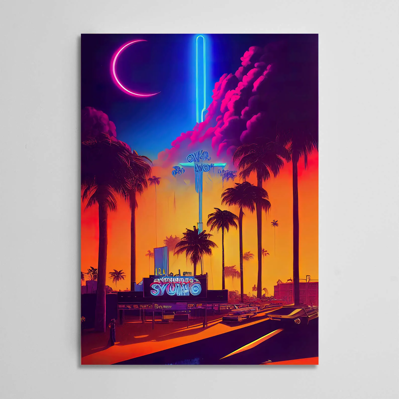 Retro Street Techwear Art