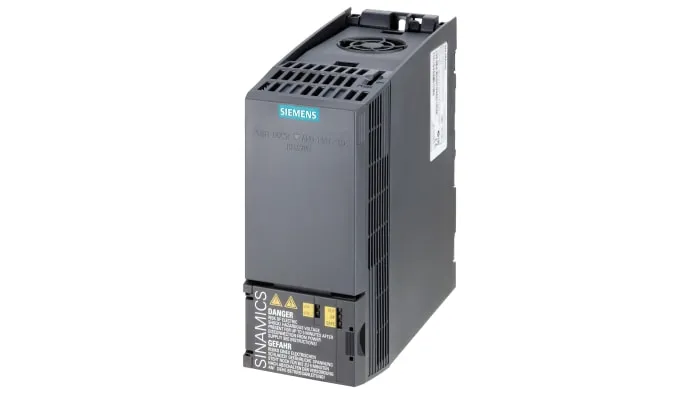 Siemens Inverter Drive, 0.75 kW, 3 Phase, 400 V ac, 2.5 A, 2.9 A, SINAMICS G120C Series