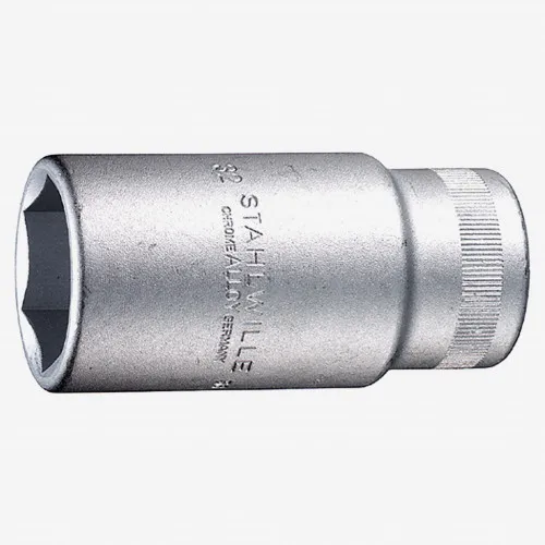 Stahlwille 56 Extra Deep Socket, 3/4" Drive, 6 Point, 34 mm