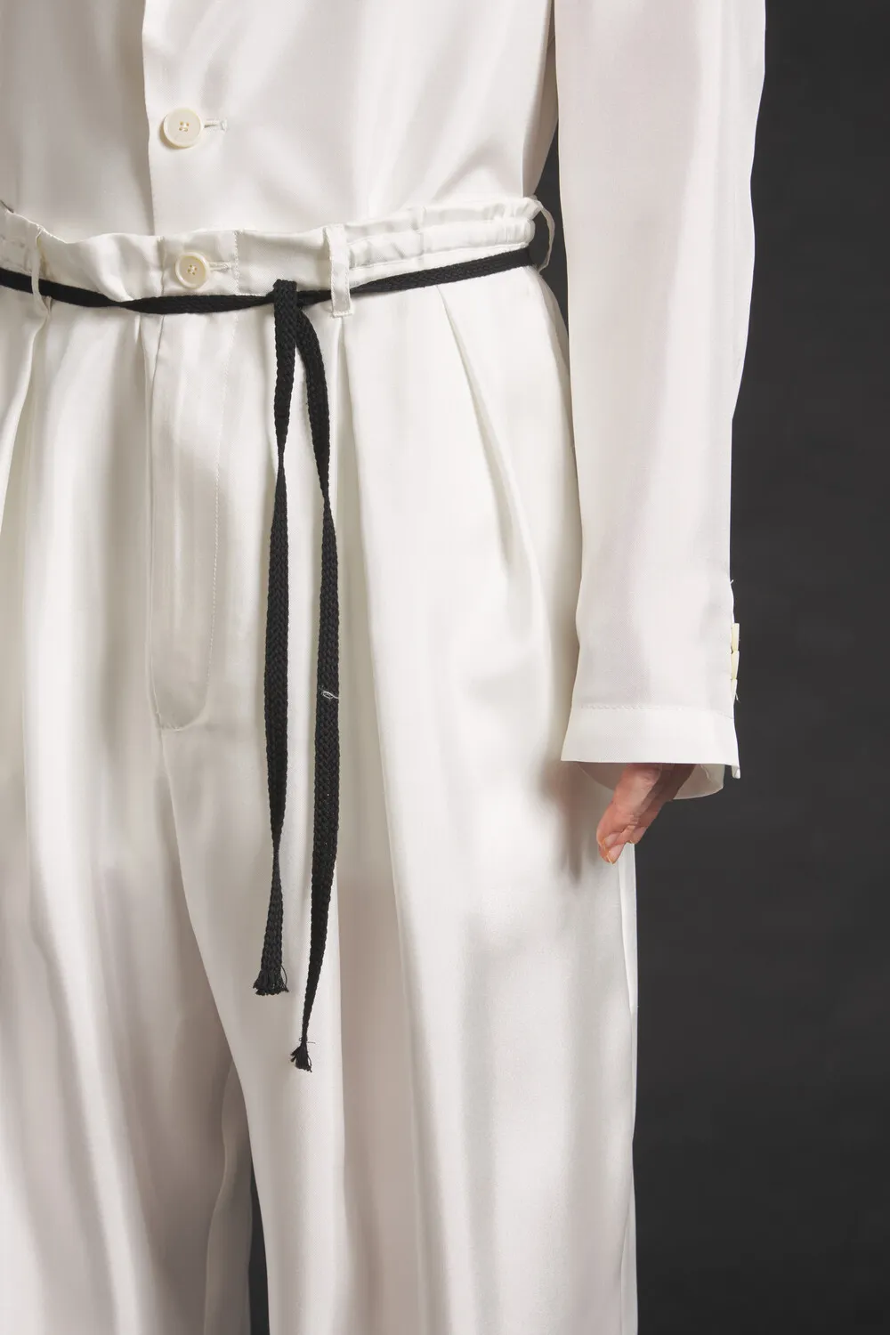 Trousers Badoero Luna Bianco