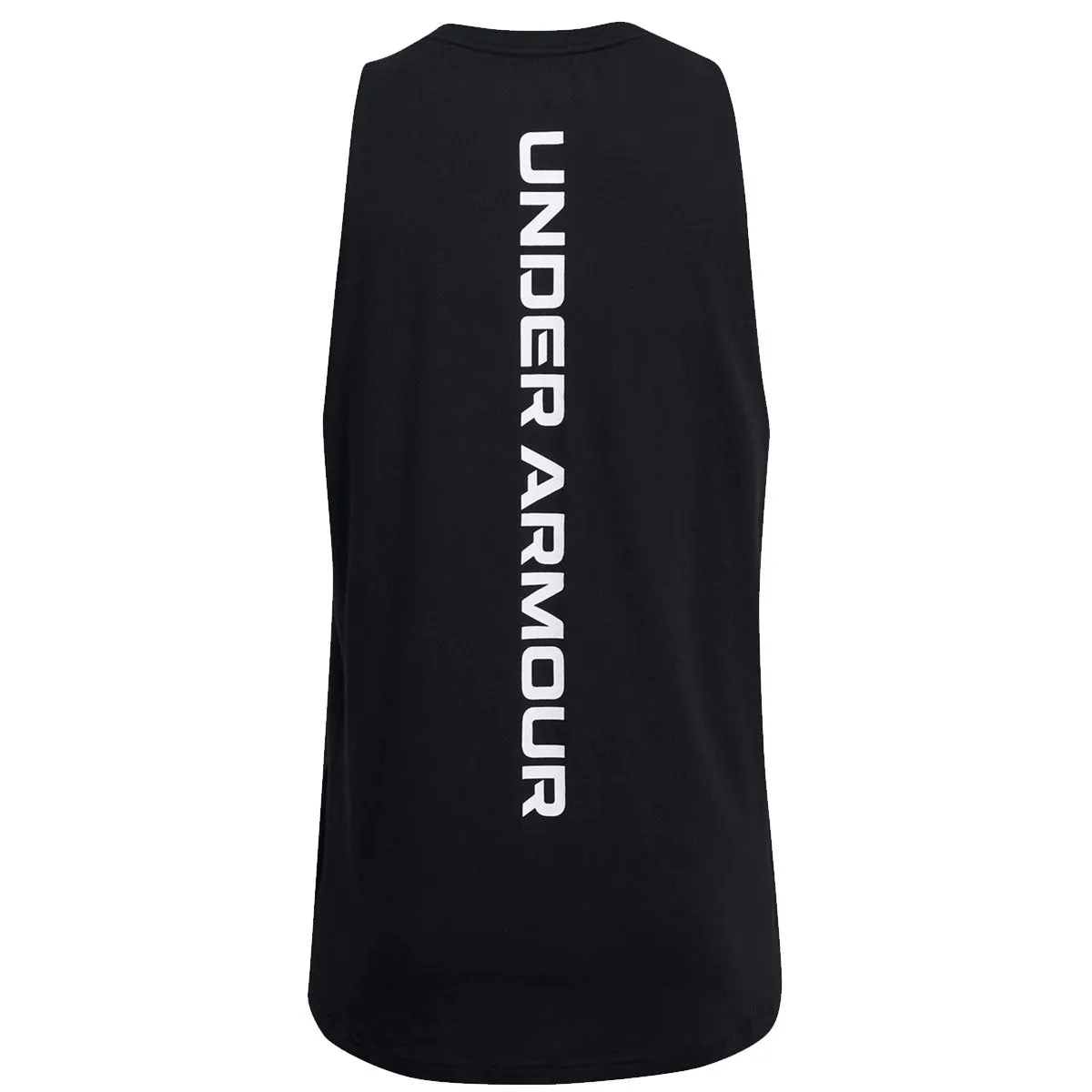 Under Armour Baseline Cotton Tank Top - Mens - Black/White