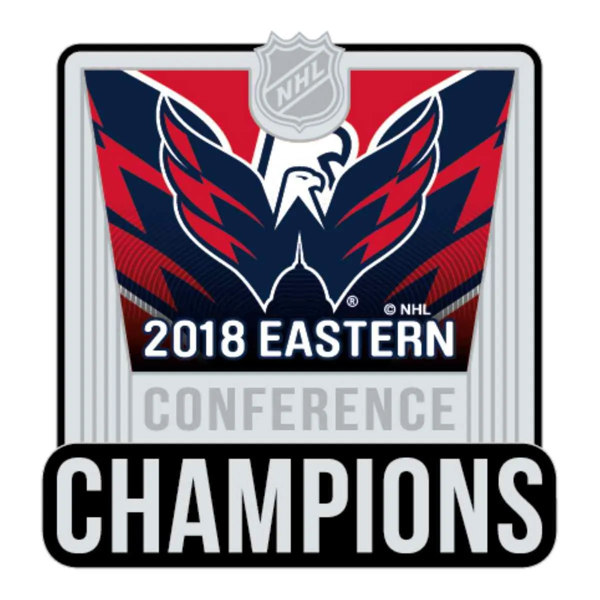 Washington Capitals 2018 Stanley Cup Final Eastern Conf Champions Lapel Pin